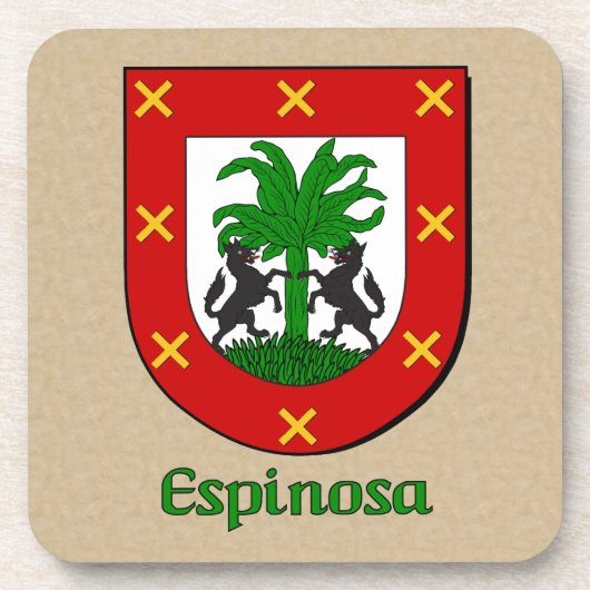 Dessous-de-verre Espinosa Family Shield (Devant)