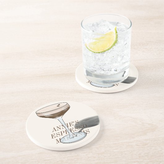 Dessous de verre Espresso Martini (Côté)