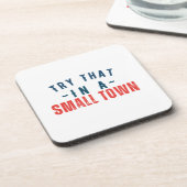 Dessous-de-verre Essayer dans une petite ville (Côté gauche)