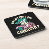 Dessous-de-verre Est-ce que quelqu'un a dit Canasta (Côté gauche)