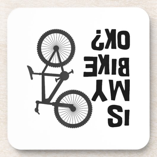 Dessous-de-verre Est Mon Vélo OK Funny VTT (Devant)