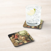 Dessous-de-verre Esther avant le Roi Ahasuerus avec Haman étant (Côté Droit)