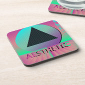 Dessous-de-verre esthétique des ondes de vapeur (Côté gauche)