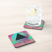 Dessous-de-verre esthétique des ondes de vapeur (Côté Droit)