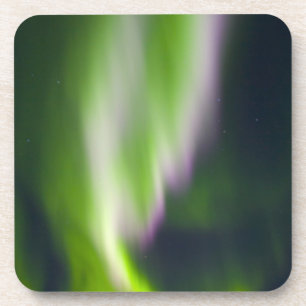 Dessous-de-verre États-Unis, Alaska, Chena Hot Springs. Aurore boré