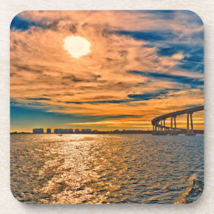 Dessous-de-verre États-Unis, CA, San Diego-Coronado Bay Bridge
