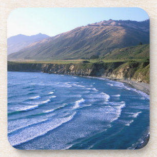 Dessous-de-verre États-Unis, Californie, Big Sur, baie le long de 