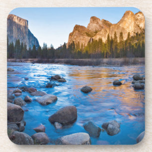 Dessous-de-verre États-Unis, Californie. Réflexions Rocheuses Dans
