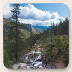 Dessous-de-verre États-Unis, Californie. Vue sur la vallée de Yosem