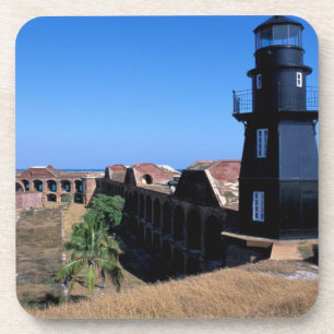 Dessous-de-verre États-Unis, FL, Florida Keys, Fort Jefferson, 1846