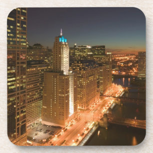 Dessous-de-verre États-Unis, Illinois, Chicago: La boucle : Bâtimen