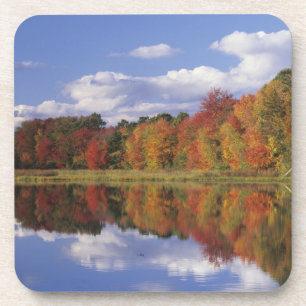 Dessous-de-verre États-Unis, Massachusetts, Acton. Reflet de l'auto