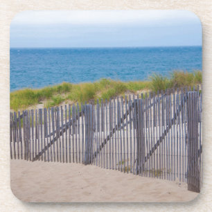 Dessous-de-verre États-Unis, Massachusetts. Dunes et sentier