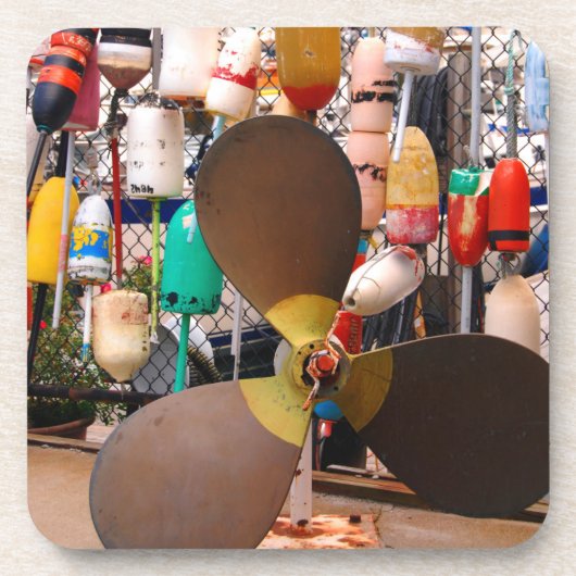 Dessous-de-verre États-Unis, Massachusetts. Hélice Et Flottes (Devant)