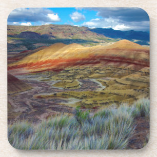 Dessous-de-verre États-Unis, Oregon. Paysage des Painted Hills