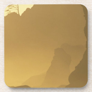 Dessous-de-verre États-Unis, Washington, Olympic Nat'l Park, Sunse