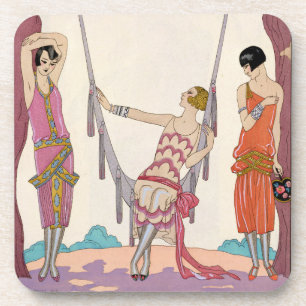 Dessous-de-verre Été, "de tonne de fève de la gazette du", 1925