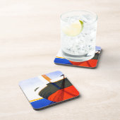 Dessous-de-verre Été en Italie Vintage voyage (Côté Droit)