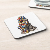 Dessous-de-verre Été froid (Côté gauche)