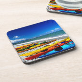 Dessous-de-verre Été Kayaking (Côté gauche)