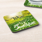 Dessous-de-verre Été Sunshine Pique-nique Vin Fun (Côté gauche)