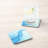 Dessous-de-verre Éthéal Blue Liquide Art Éperal (Côté Droit)