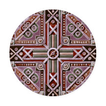 Dessous de verre éthiopien en céramique