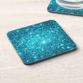 Dessous-de-verre Étincelle Turquoise (Côté gauche)