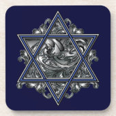 Dessous-de-verre Étoile de David Silver (Devant)