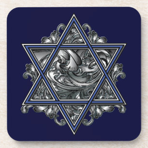 Dessous-de-verre Étoile de David Silver