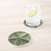 dessous de verre ÉTOILE VERT/OLIVE (Côté)