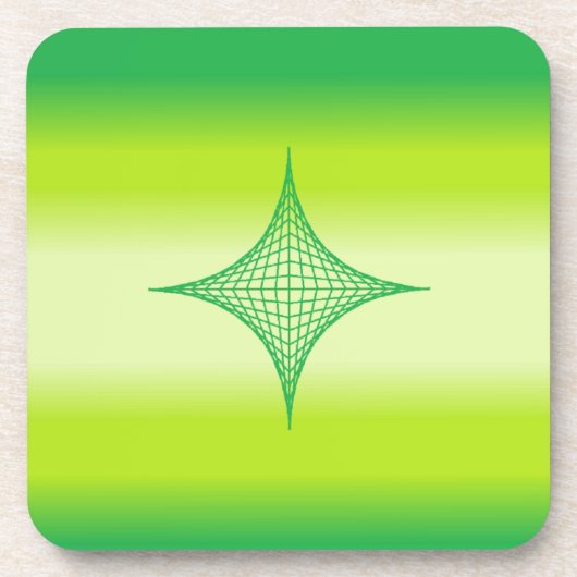 Dessous-de-verre Étoile verte (Devant)