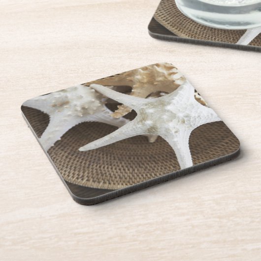 Dessous-de-verre Étoiles de mer dans un panier (Côté gauche)