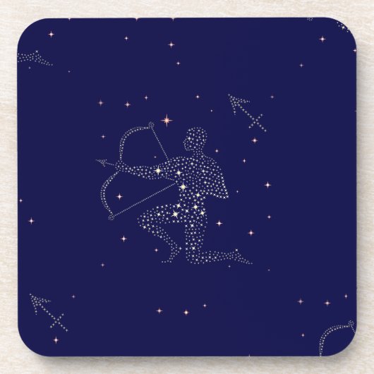 Dessous-de-verre étoiles sagittaire (Devant)