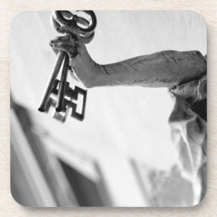 Dessous-de-verre Europe, Autriche, Salzbourg. Statue avec touches 2