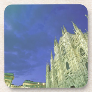 Dessous-de-verre Europe, Italie, Lombardie, Milan. Le Duomo,