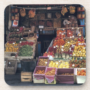 Dessous-de-verre Europe, Italie, région de Venise. Fruits colorés e