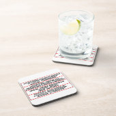 Dessous-de-verre Évènements mémorables de signe de mission (Côté Droit)