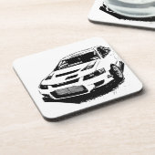 Dessous-de-verre Évolution Mitsubishi (Côté gauche)