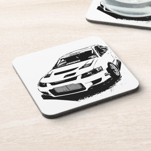 Dessous-de-verre Évolution Mitsubishi (Côté gauche)