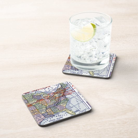 DESSOUS-DE-VERRE EXPÉDITION D'AMERICAN EXPRESS (Côté Droit)