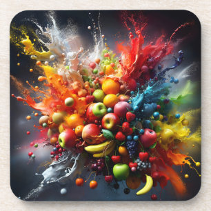 Dessous-de-verre Explosion de fruits