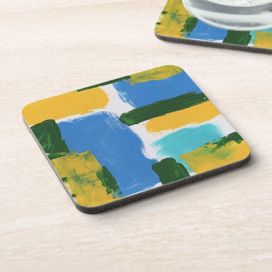 Dessous-de-verre Expression Abstraite n° 3 par Michael Moffa (Côté gauche)