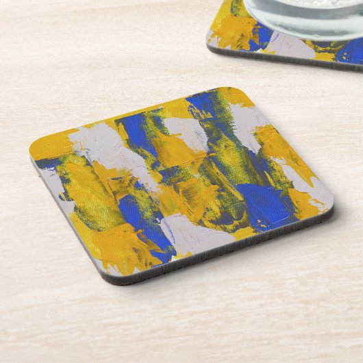 Dessous-de-verre Expression Abstraite no 10 de Michael Moffa (Côté gauche)