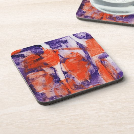 Dessous-de-verre Expression Abstraite no 12 de Michael Moffa (Côté gauche)