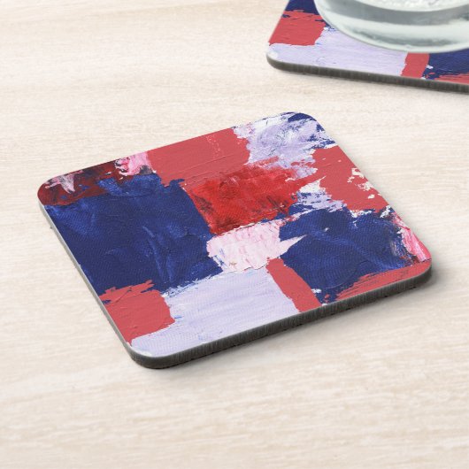 Dessous-de-verre Expression Abstraite no 1 de Michael Moffa (Côté gauche)