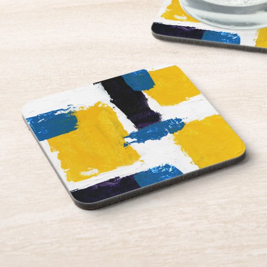 Dessous-de-verre Expression Abstraite no 2 de Michael Moffa (Côté gauche)