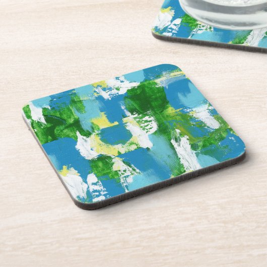 Dessous-de-verre Expression Abstraite no 5 de Michael Moffa (Côté gauche)