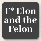 Dessous-de-verre F* Elon Beverage Coaster (Devant)