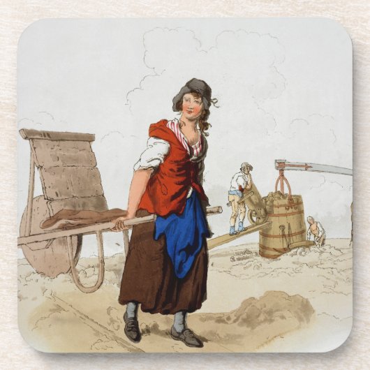 Dessous-de-verre Fabricant de brique, de "costume de la (Devant)